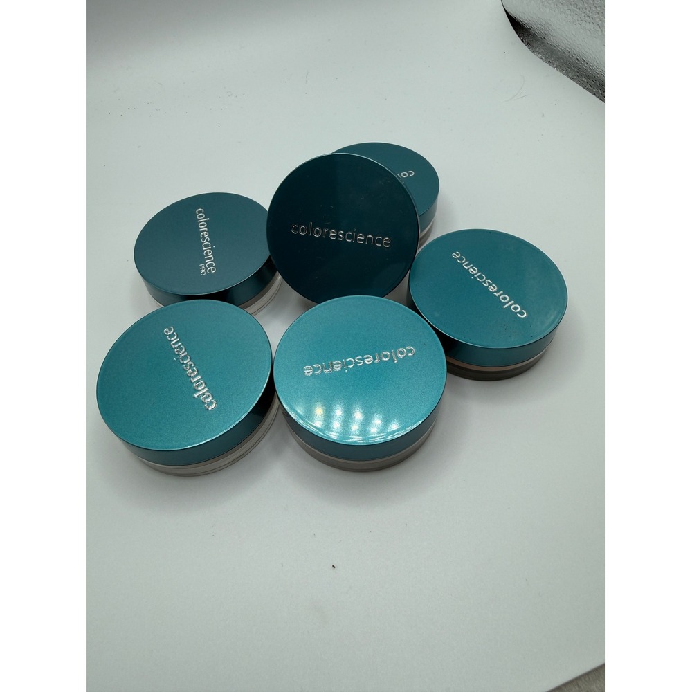 Colorescience Sunforgettable Loose Mineral Sunscreen SPF 30 Tan 6 Jars 1.5g Each
